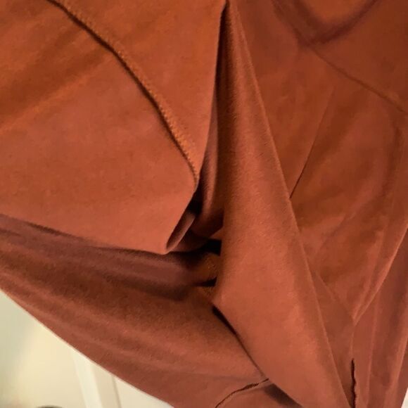 Vintage Relativity Design Lab brown suede skirt - Picture 4 of 5